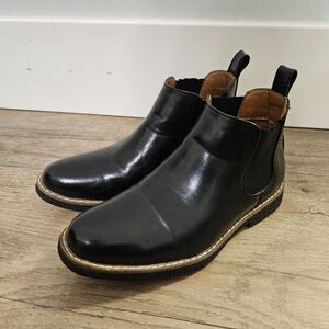 Deer Stags Memory Foam Boy Dress Shoes Chelsea Boots Size1